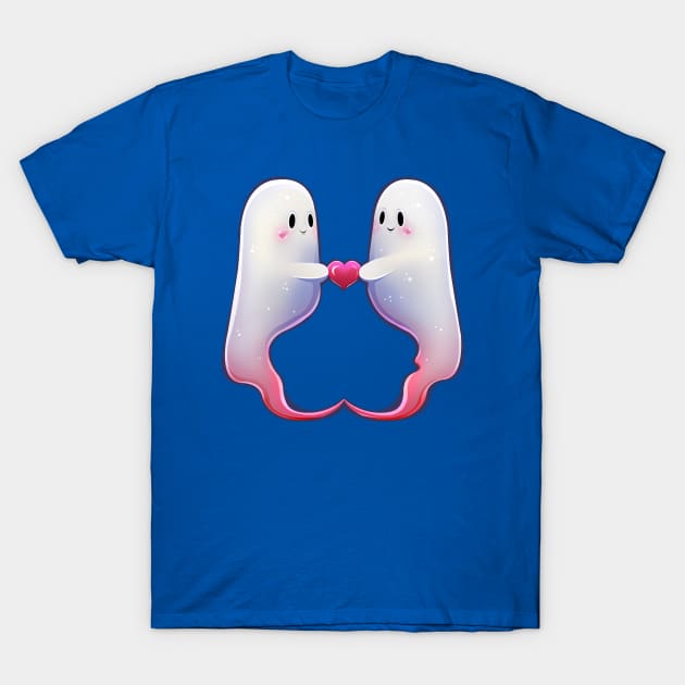 Ghoul-friend cute ghosts T-Shirt by Art by Angele G